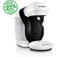 Bosch TAS114E, Pad-Kaffeemaschine, 0,7 l, Kaffeekapsel, 1400 W, Weiß