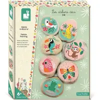 Janod Creative Kit - Pebbles to Decorate, Karton, Kunststoff, Holz, 1 Stück(e), 220 mm, 40 mm, 260 mm, Frankreich