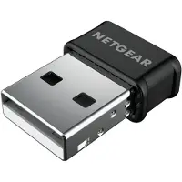 Netgear A6150, Kabellos, USB, WLAN, Wi-Fi 5 (802.11ac), 867 Mbit/s, Schwarz