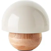 Brilliant Nalam Tischleuchte 20cm holz hell/grau