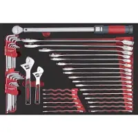 KRAFTWERK PRO LINE EVA Ring-Maulschlüssel, Drehmoment Satz 60x40 44-tlg.