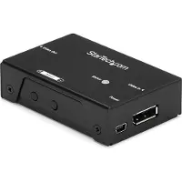 StarTech.com DisplayPort Signalverstärker - DP Extender - 4K 60Hz, 3840 x 2160 Pixel, AV-Repeater, 20 m, Schwarz