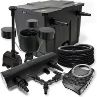 SunSun FilterSet 12000l 24W Teichklärer NEO8000 Schlauch Skimmer CSP250 Springbrunnen