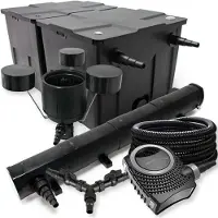 SunSun Filter 60000l Teich 72W Klärer NEO10000 80W Pumpe 25m Schlauch Skimmer