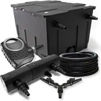 SunSun Teichfilter Set 60000l 36W Teichklärer NEO8000 70W Pumpe 25m Schlauch