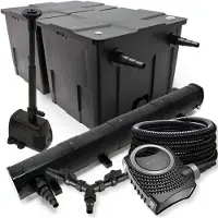 SunSun Filter 60000l Teich 72W Klärer NEO10000 80W Pumpe Schlauch Springbrunnen