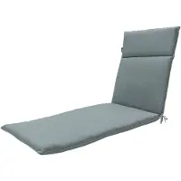 Madison Liegeauflage 60x190 cm in Silber eco mit natürlichem Outdoor-Finish, wasserabweisend, passend für Gartenliege