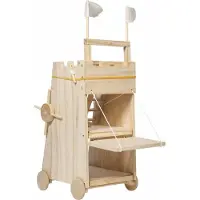 Thumbs Up Belagerungsturm Funktionsmodell Holz