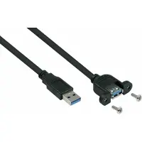GOOD CONNECTIONS Kabelmeister USB 3.0 an USB-A Buchse CU 3m schwarz