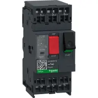 Schneider Electric Electric GV2ME073 Motorschutzschalter, 3p, 1,6-2,5A, Tasterbetätigung, Federzuganschluss