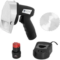 Royal Catering Elektrisches Akku-Dönermesser, Ø 100 mm, 3000 U/min, 80 W