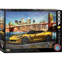 Eurographics Corvette Z06 Out for a Spin 1000pcs, 1000 Stück(e), Fahrzeuge