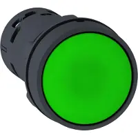 Schneider Electric XB7NA33 Drucktaster, Harmony XB7, Monoblock, Kunststoff, Ø22mm, grün, 2S, Schraubklemme - 10 Stück