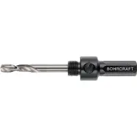 Bohrcraft Lochsägenschaft AS1 m. Zentrierbohrer f. Lochsäge 14-30 mm