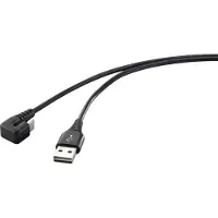Renkforce USB-Kabel USB 2.0 USB-C Stecker, USB-A Stecker 1.00 m Schwarz RF-4609276