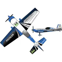 Pichler Extra 330 M?nster Energy Combo Bl? RC motorfly-model Bygges?t 840 mm