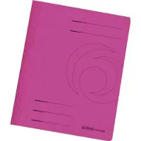 Herlitz Schnellhefter easyorga, DIN A4, Manilakarton, pink 240 g-qm, gebrauchsfertig gefaltet, Metelldecklei