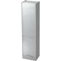 Hjh OFFICE PRO SIGNA R50 CE - Grau/Silber Rollladenschrank 5 OH Chromgriff Metall