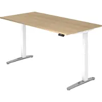 Hjh OFFICE PRO XBHM 2E WC - 200 x 100 Eiche elektrisch höhenverstellbar
