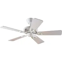 Hunter Seville II WE Loftsventilator (Ø) 112 cm Vingefarve: Hvid, Eg Chassisfarve: Hvid