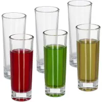 Relaxdays 6x Schnapsglas