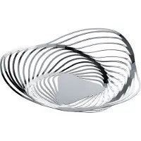 Alessi Obstkorb Trinity Fruit Holder Stainless Steel