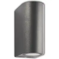 ISOLED Wandleuchte Siara Up&Down 2xGU10, IP54, anthrazit