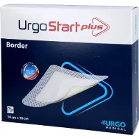 Urgo GmbH Urgostart Plus Border 10x10 cm Wundverba 10 St