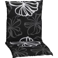 HVI Saumauflage Niedriglehner NL Barcelona, M125 schwarz/weiss mit Blüten