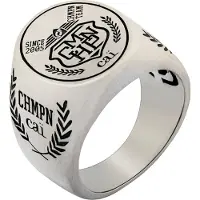 Cai Ring 925/- Sterling Silber Satiniert CAI Silbergrau