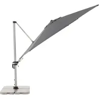 Doppler "Sonnenschirm Ampelschirm Active Pendel 370 cm rund Anthrazit 840"