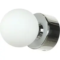 Licht-Erlebnisse Moderne Wandlampe BRAZOS Chrom Glas Metall G9 Wandleuchte Wohnzimmer Schlafzimmer Flur