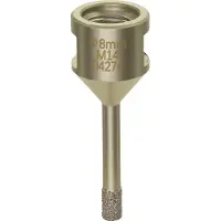 Diewe Fliesenbohrer Diamantbohrer M14 - Trockenbohrer Premium 7 - Bohrer ø 6mm