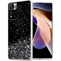 Cadorabo TPU Hülle für Xiaomi RedMi NOTE 11 PRO+ mit Glitzer