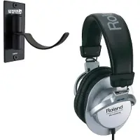 Roland RH-200S Kopfhörer Silver mit Wandhalter