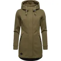 Ragwear Kapuzensweatjacke "Letti Bonded" Sportliche Kapuzenjacke in Feinstrick-Optik
