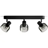 Philips Sleet Decken-/Wandspot 3x, Schienenlichtschranke, E14, 3 Glühbirne(n), LED, 220-240 V, Schwarz