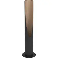 Eglo BARBOTTO Tischleuchte Tischbeleuchtung - H39,5 x Ø6 cm - schwarz, braun - 1X4,5W inkl. - IP20