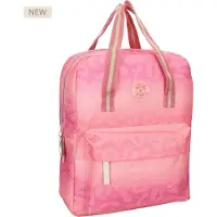 Milky Kiss Love and Laughter Rucksack – Trendige Tasche in Rosa Schultasche