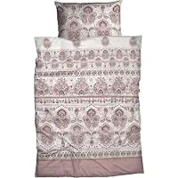 TRAUMSCHLAF Satin Bettwäsche Meriane ashrose 135x200 cm + 80x80 cm