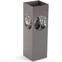 Versa Tree of Life Umbrella Stand – Grey Metal Iron – 15 x 49 x 15 cm