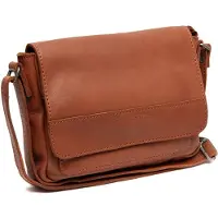 The Chesterfield Brand C48.1373 Leather Shoulder Bag Washed Wax Cow Ann Cognac