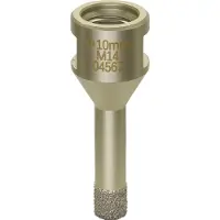 Diewe Fliesenbohrer Diamantbohrer M14 - Trockenbohrer Premium 7 - Bohrer ø 10mm