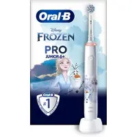 Oral-B | Elektrische Zahnbürste | Frozen Pro Series 3 | Wiederaufladbar | Für Kinder | Anzahl der enthaltenen Bürstenköpfe 1 | Anzahl der Zahnputzmodi 3 | Weiß