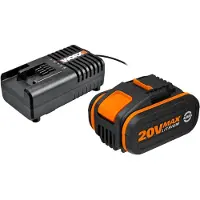 WORX WA3604, Batterie- & Ladegerät-Set, Lithium-Ion (Li-Ion), 4 Ah, 20 V, , Bohrer, Elektro-Mehrzweckwerkzeug, Rotationshammer, Sander