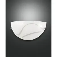 FABAS LUCE Wandleuchte Magma E27 150x95mm Weiß, Italy
