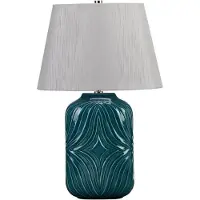 Elstead Lighting Elstead Muse Tischleuchte E27 Türkis Grau, UK