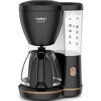 Tefal Includeo Filterkaffeemaschine CM5338, Filterkaffeemaschine, Gemahlener Kaffee, 1000 W, Schwarz