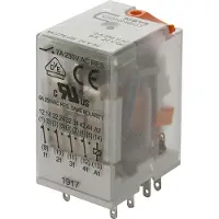 METZ CONNECT Metz 4-Pole Industrielles Relais 24 V AC Mit LED-Anzeige - 110017101407