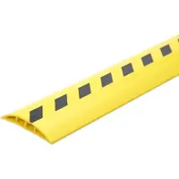 EHA Kabelbrücke Typ 2, signalgelb/schwarz, L 3 m x B 75 mm x H 12 mm